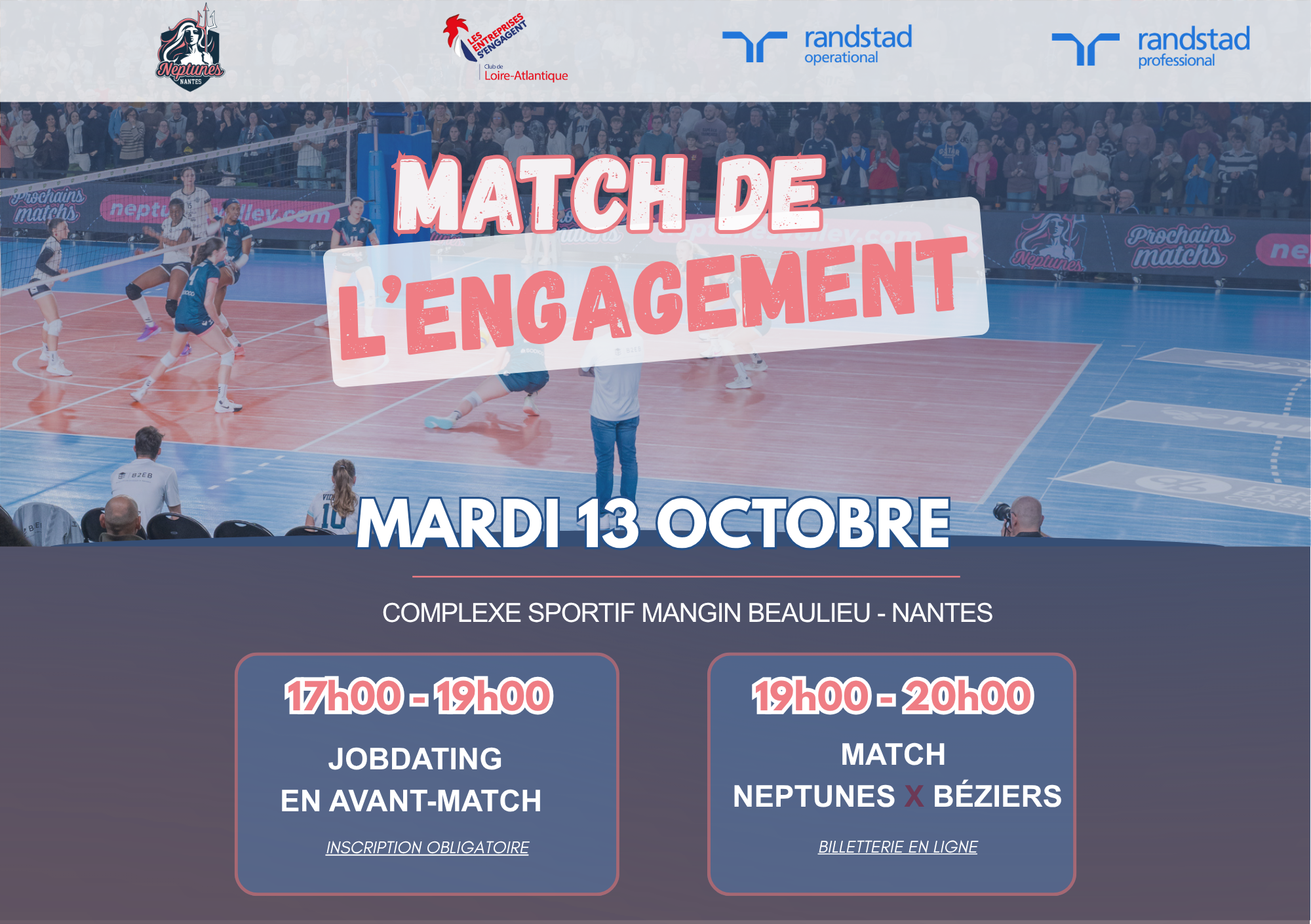 Match de l'engagement Neptunes